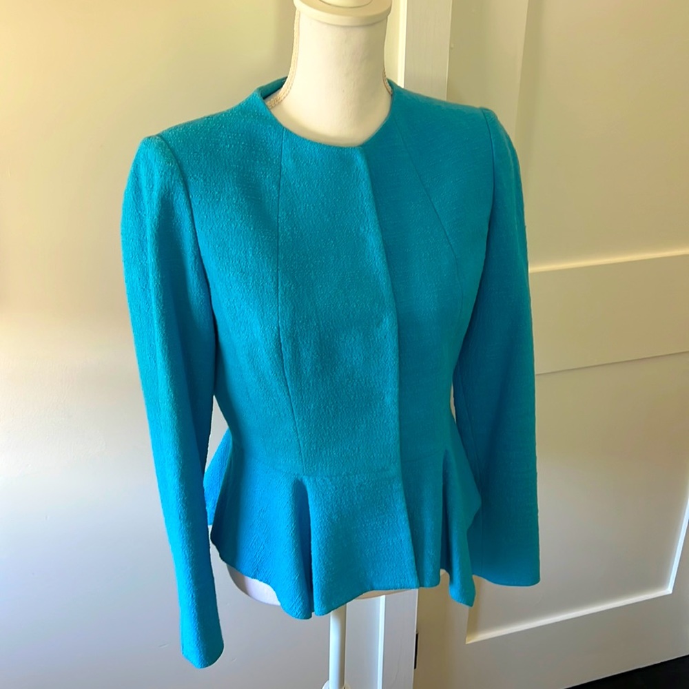 Lafayette 148 New York Blue Blazer